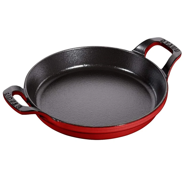 STAUB Round Oven Dish 20cm Cherry Red - 0.75qt Cast Iron