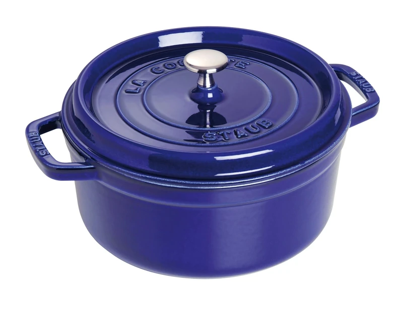 STAUB 40510-265-0 Cocotte Round 22cm Dark Blue