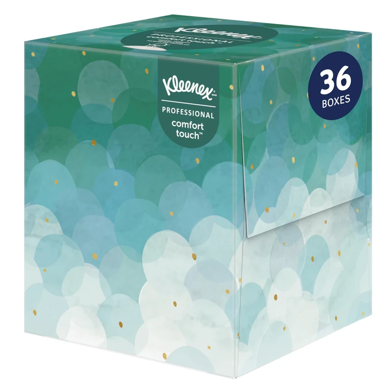 KLEENEX* Facial Tissues 21270 - 36 cubes x 95 white, 2 ply sheets