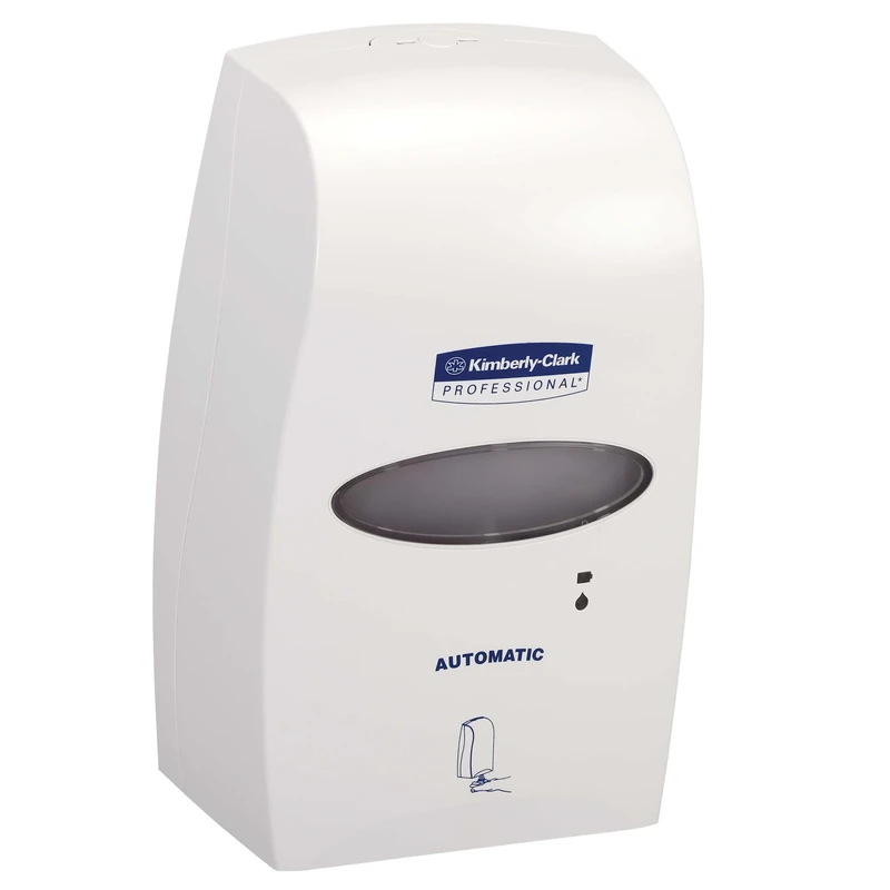 Kimberly-Clark Professional Touch-less Automatic Hand Wash Dispenser 92147 - 1 x White Hand Sanitiser Dispenser (Suitable for 1.2 Litre Refills)