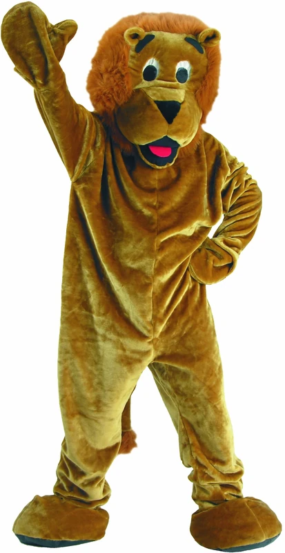 Dress Up America Lion Mascot Costume for Adults and Teens - Plush Lion Costume Set - Role Play Dress Up For Adults and Teens