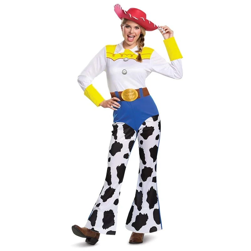 DISGUISE 11374E Disney/Pixar Toy Story & Beyond Jessie Classic Women's Costume Adult-Sized, Multicolored, Large