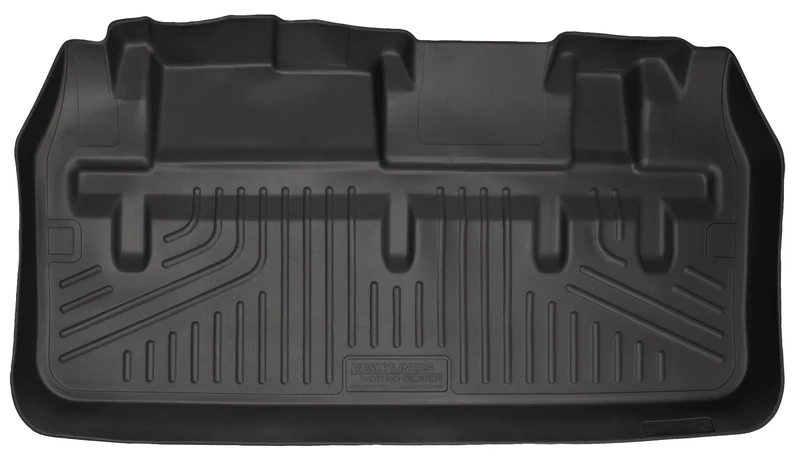 Husky Liners Weatherbeater Series | Cargo Liner - Black | 44041 | Fits 2011-2020 Toyota Sienna w/o Power Folding 3rd Row Seats 1 Pcs