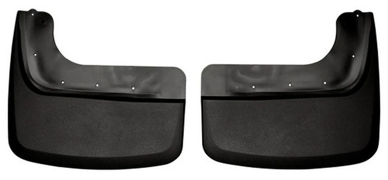 Husky Liners - 57641 Fits 2011-16 Ford F-350/F-450 - DUAL REAR WHEELS Custom Dually Rear Mud Guards Black