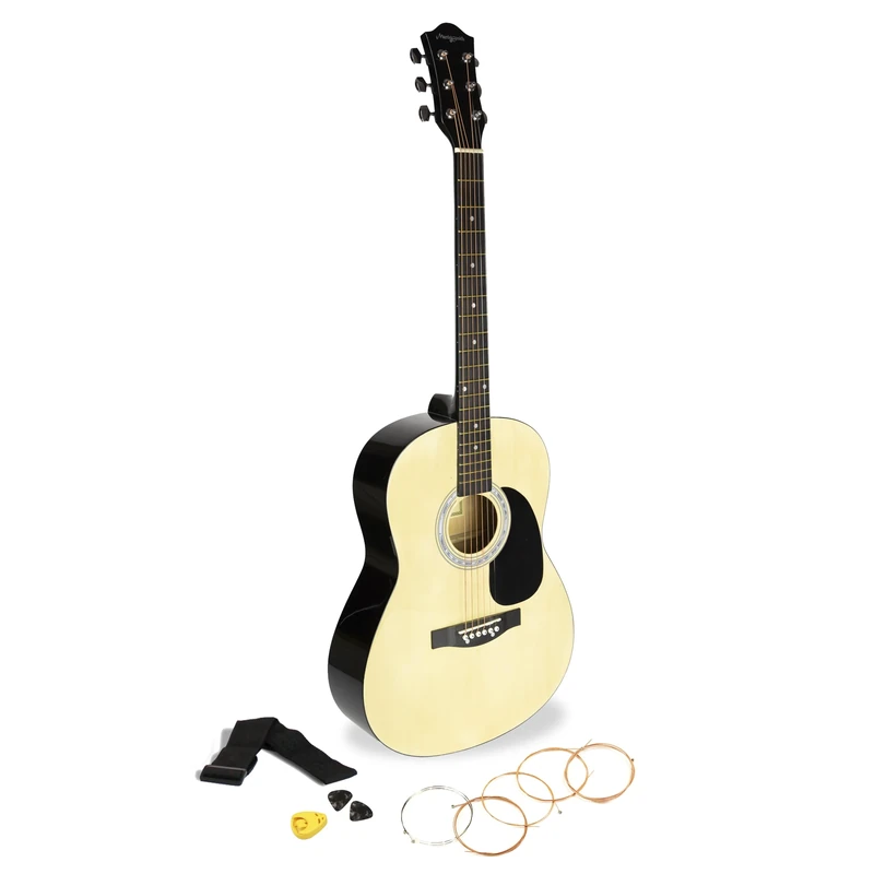 Martin Smith Full-Size Acoustic Guitar with Strap, Spare Strings & Lessons