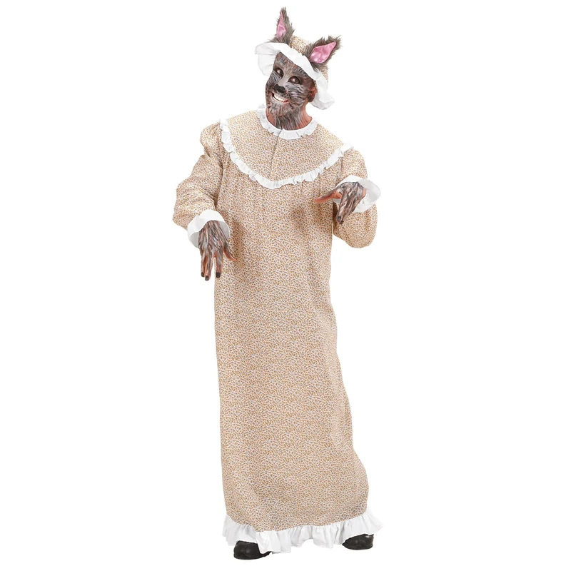 Grandma Wolf Costume Medium for Fairytale Fancy Dress
