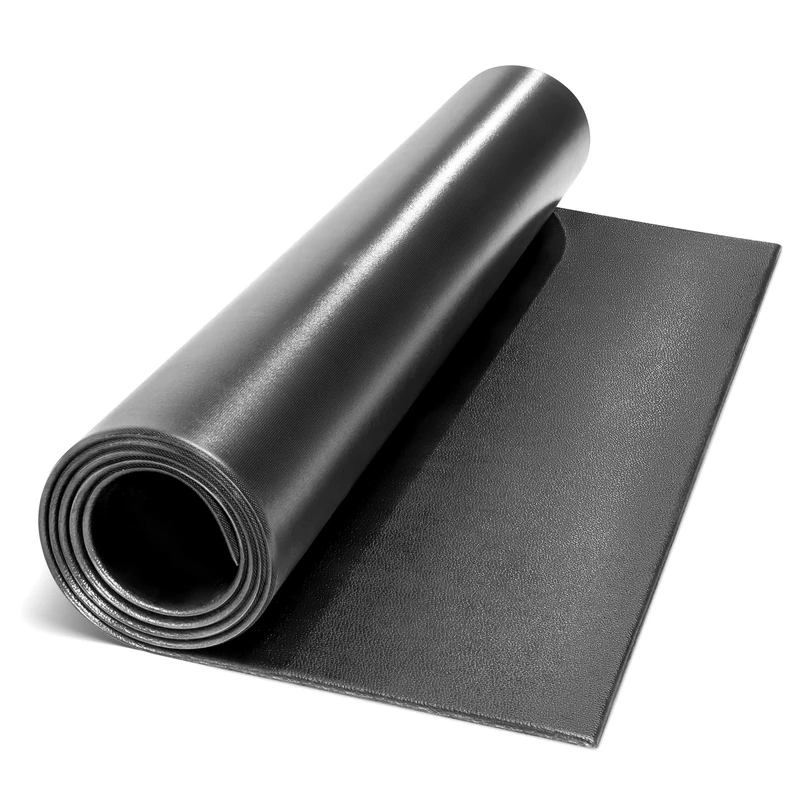 Marcy Fitness Equipment Mat and Floor Protector for Treadmills, Exercise Bikes, and Accessories Mat-366 (78" x 36" x 0.25" Thickness), Black - Image 1