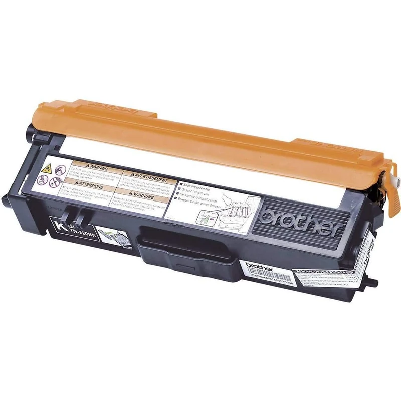 Brother TN-320BK Toner Cartridge, Black, Single Pack, Standard Yield, Includes 1 x Toner Cartridge, Brother Genuine Supplies