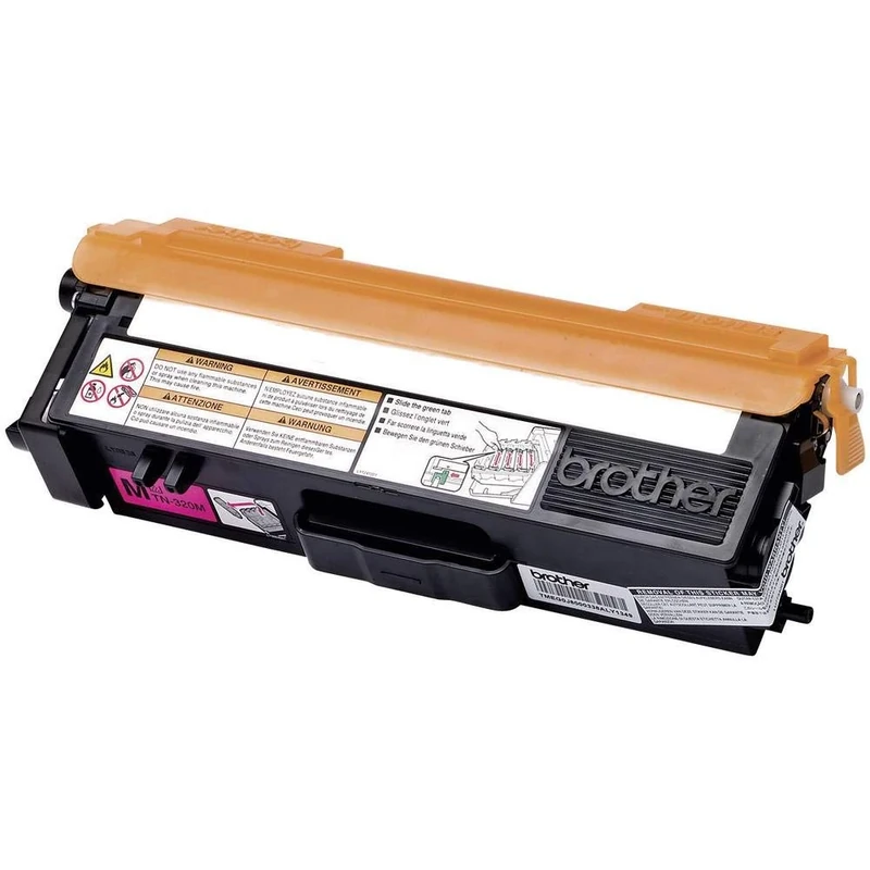 Brother TN-320M Toner Cartridge, Magenta, Single Pack, Standard Yield, Includes 1 x Toner Cartridge, Brother Genuine Supplies