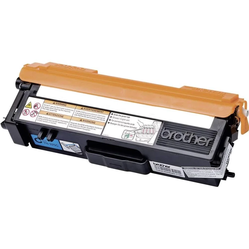 Brother TN-325C Toner Cartridge, Cyan, Single Pack, High Yield, Includes 1 x Toner Cartridge, Brother Genuine Supplies