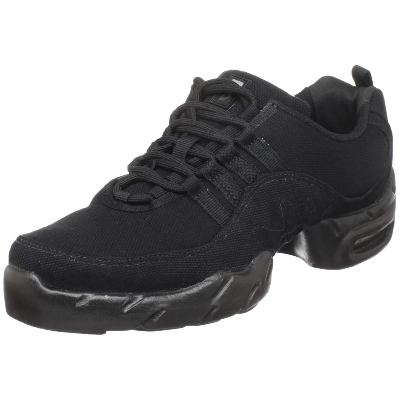Bloch Dance Women's Canvas Boost Split Sole Dance Sneaker, Black, 5.5 UK