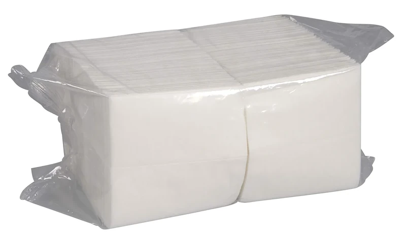 ABENA Single Use Airlaid Paper Washcloths, Case of 1500 Pieces - 20 x 20 cm