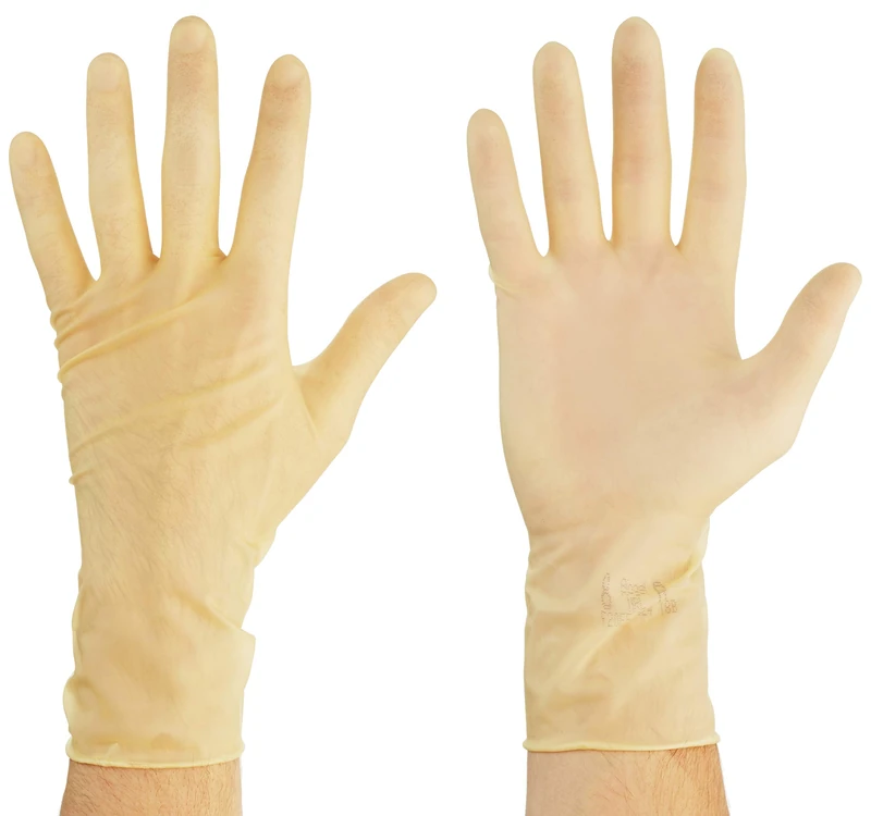 Meditrade 90219 W Gentle Skin Premium Surgical Latex Sterile Glove Powder Free – Size 9 (Pack of 100)