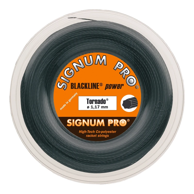 Signum Pro Tornado String Reel - Black/Black, 1.23 mm