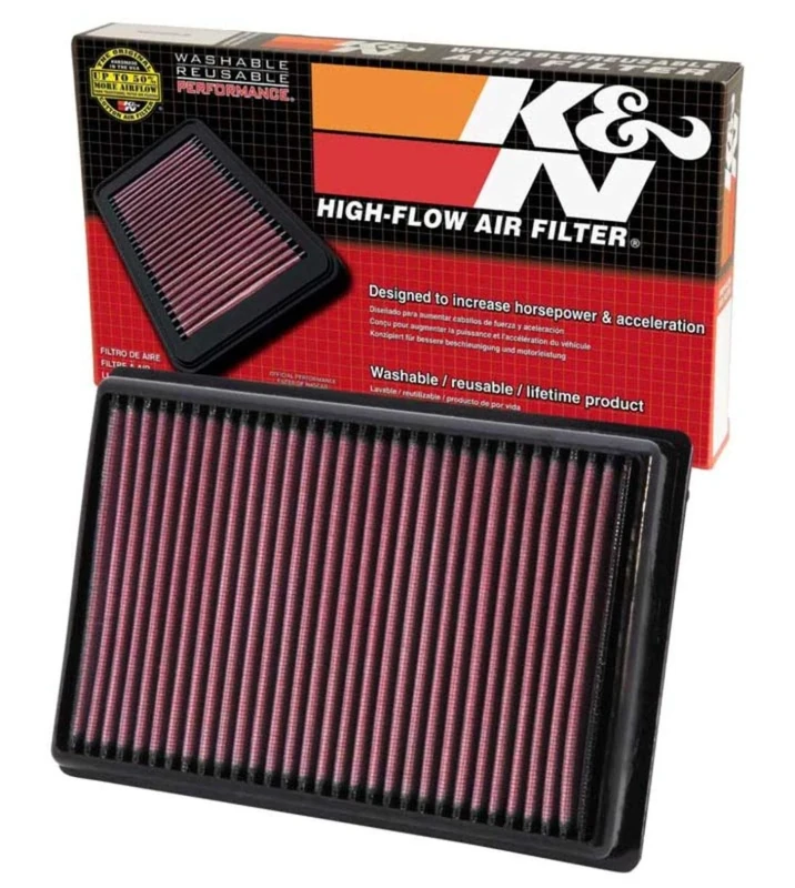 K&N BM-1010 Motorcycle Air Filter, BLACK