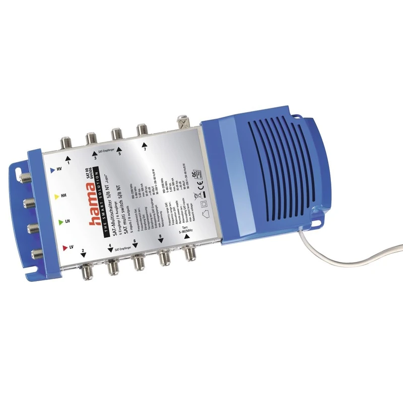 Hama Lypsi Multi Switch - 8 Outputs for Satellite Receivers