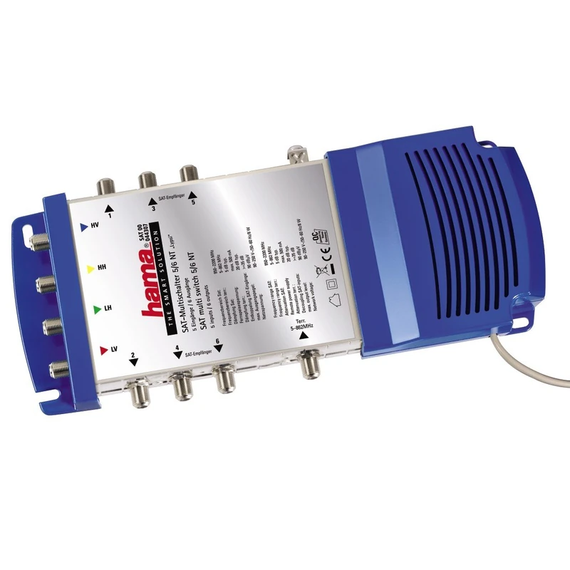 Hama Lypsi SE SAT Multi Switch - Blue and Silver Wired Control - Image 1
