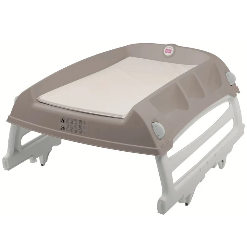 OKBaby Flat Over-bath and Cot-top Changing Unit - Grey