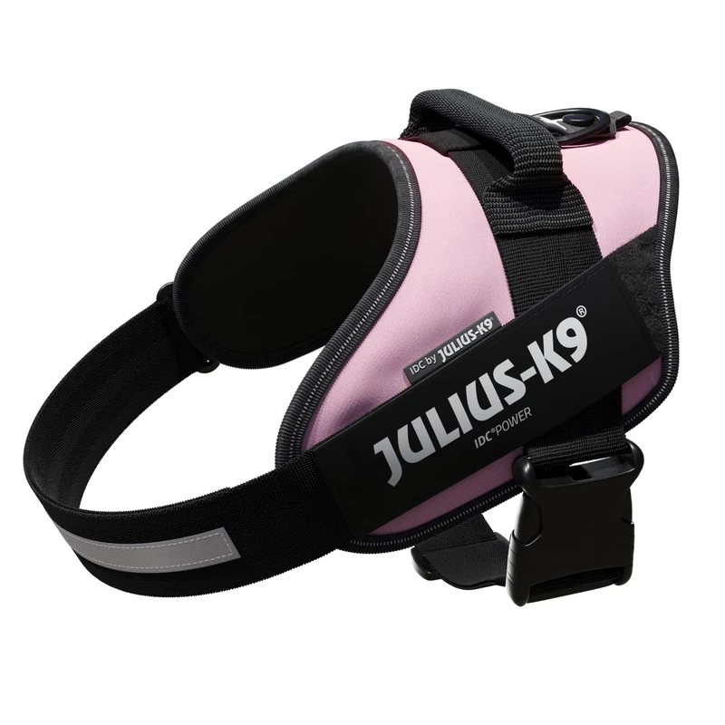 JULIUS-K9 IDC Powerharness, L, no pull dog harness, Pink