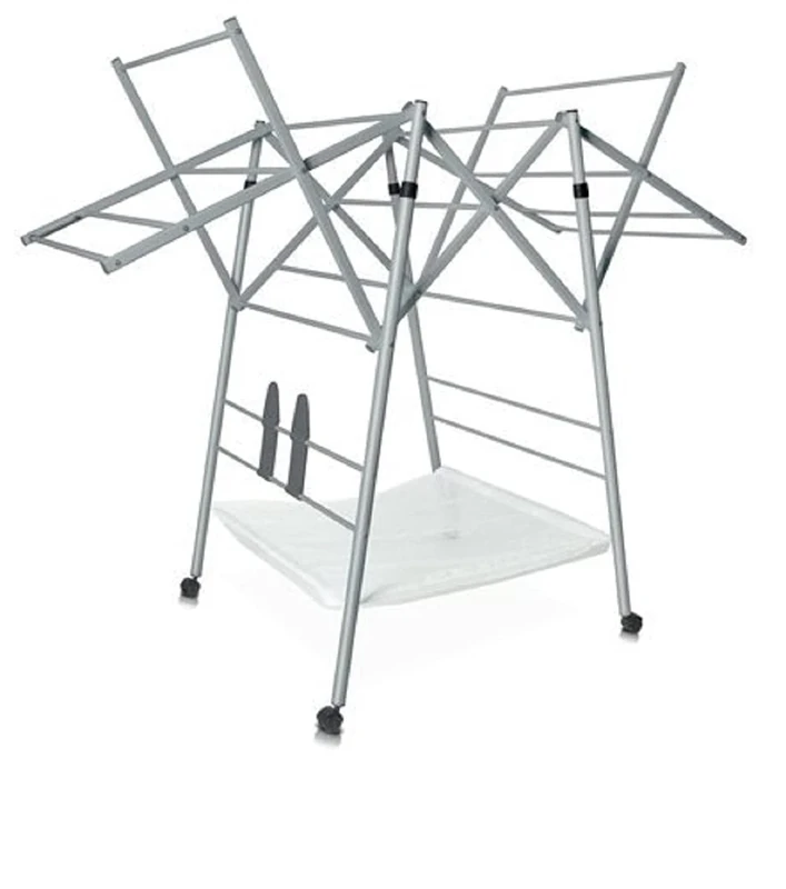 Addis Superdry Indoor Airer With 11m of Drying Space. Perfect For Your Clothes Drying Needs, Silver