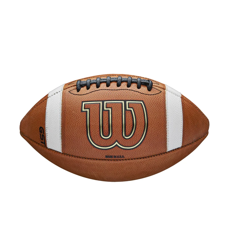 Wilson GST1003 Leather Blem Football - Official Size Tan