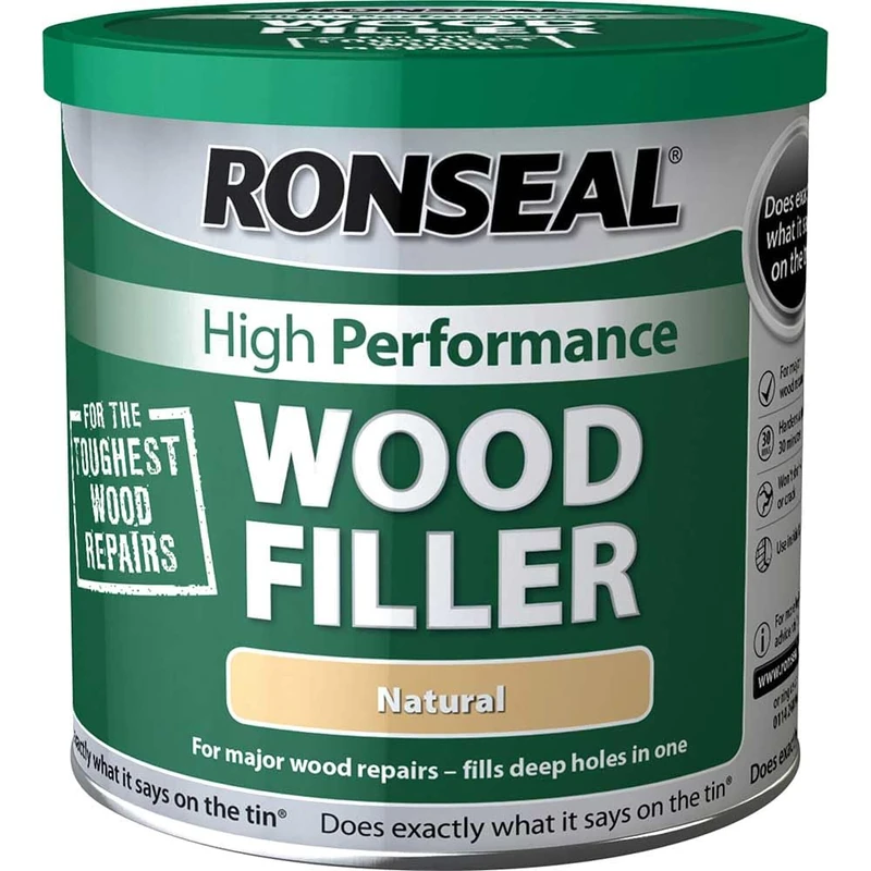 Ronseal HPWFN37Kg 3.7Kg High Performance Wood Filler - Natural