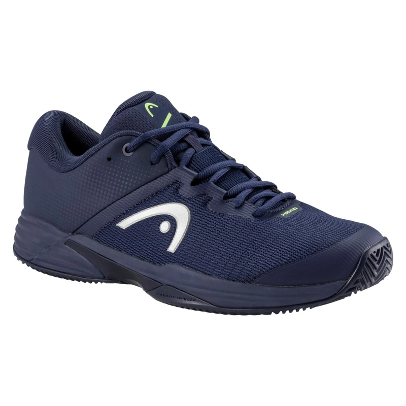 HEAD Men's Revolt Evo 2.0 Clay Men's Tennis Shoes, Navy/Lime, EU 42.5