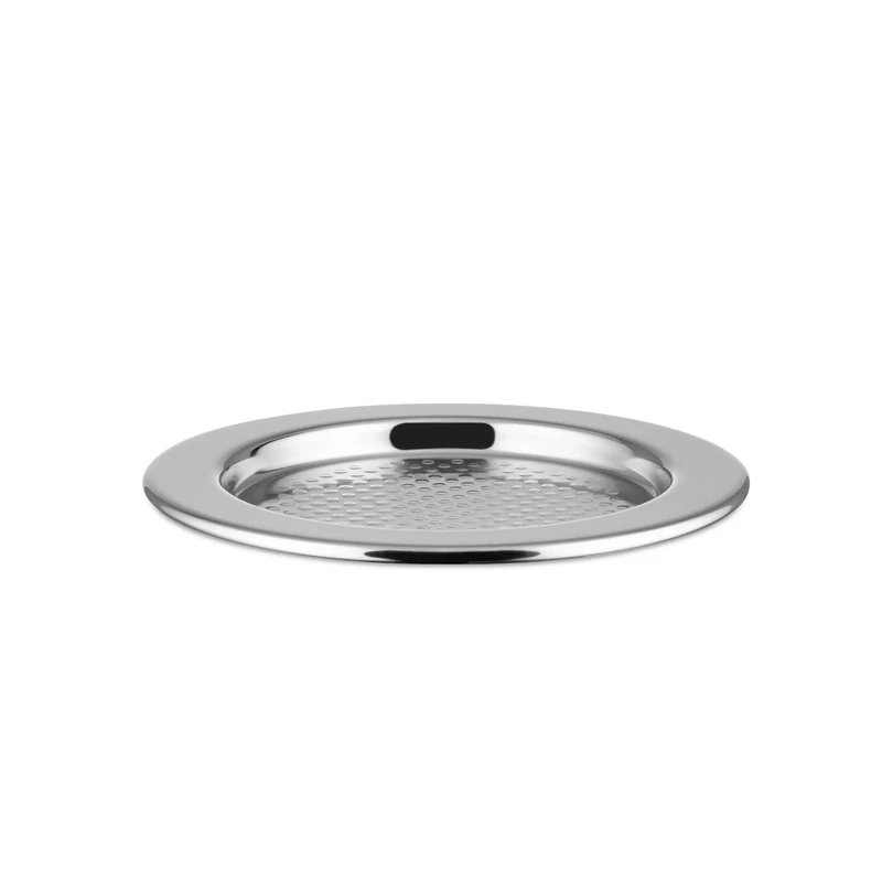 Alessi Glass Coaster with Edge, Set of 6