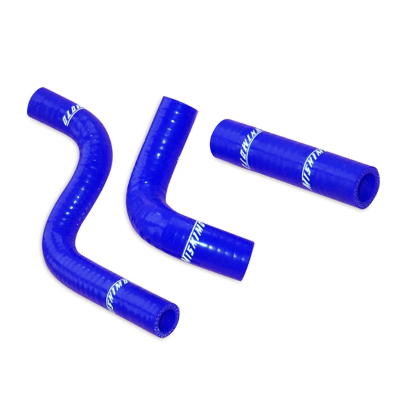 Mishimoto MMDBH-KX85-98KTBL Silicone Hose Kit Compatible With Kawasaki KX80/KX85/KX100 1998-2013 Blue