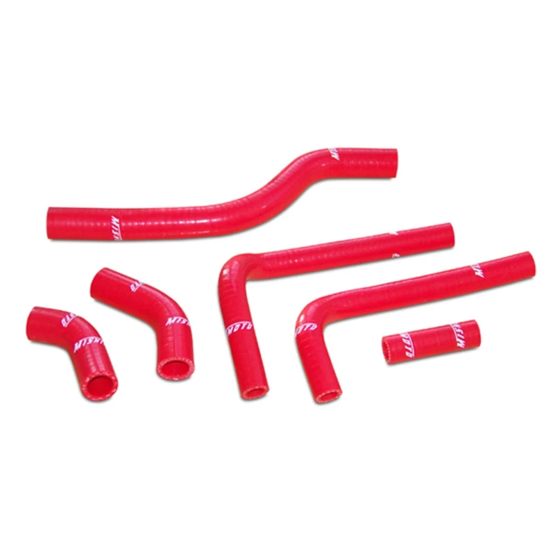Mishimoto MMDBH-RMZ250-04KTRD Silicone Hose Kit Compatible With Suzuki RMZ250 2004-2006 Red