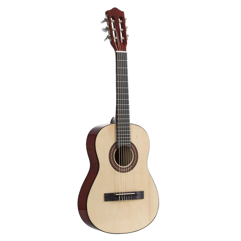Voggenreiter Children's Guitar 1/2 size made of wood - guitar for children from 6 years suitable for beginners, natural - Image 1