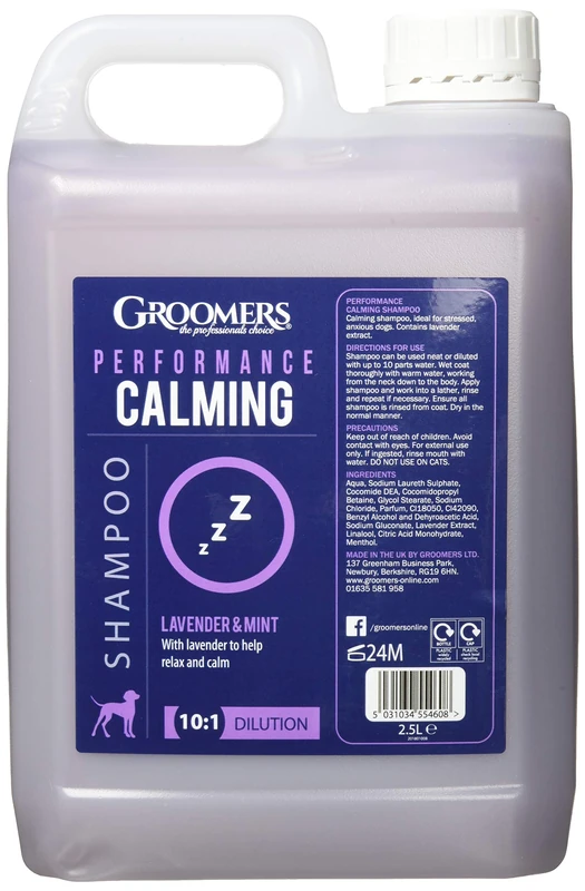 Groomers Performance Calming Shampoo with Lavender 2.5L - Image 1