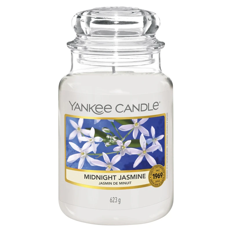 Yankee Candle Scented Candle | Midnight Jasmine Large Jar | Long Burning Candles: up to 150 Hours | Perfect Gifts for Women