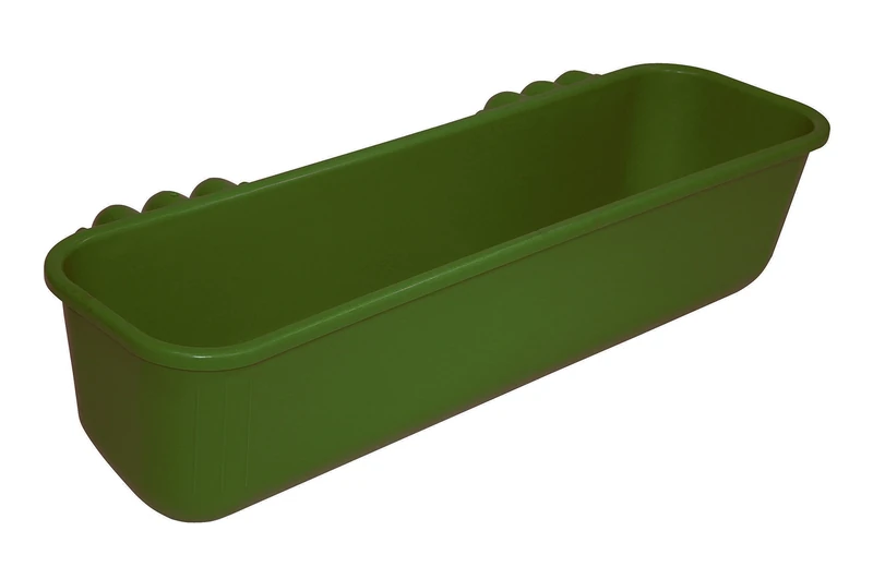 Kerbl Feed trough long, 42 litre, f hooking in, 100 x 35 x 24 cm