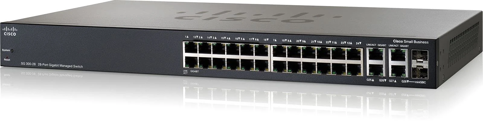 Cisco SRW2024-K9-EU SG300-28 28-Port Gigabit Managed Switch