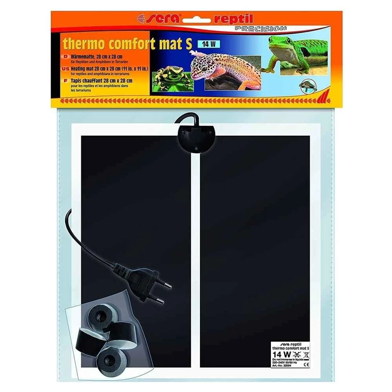 sera Reptile Thermal Comfort Mat S / 14 W - Heat Heating Mats for Reptiles, Amphibians and Invertebrates in Terrariums