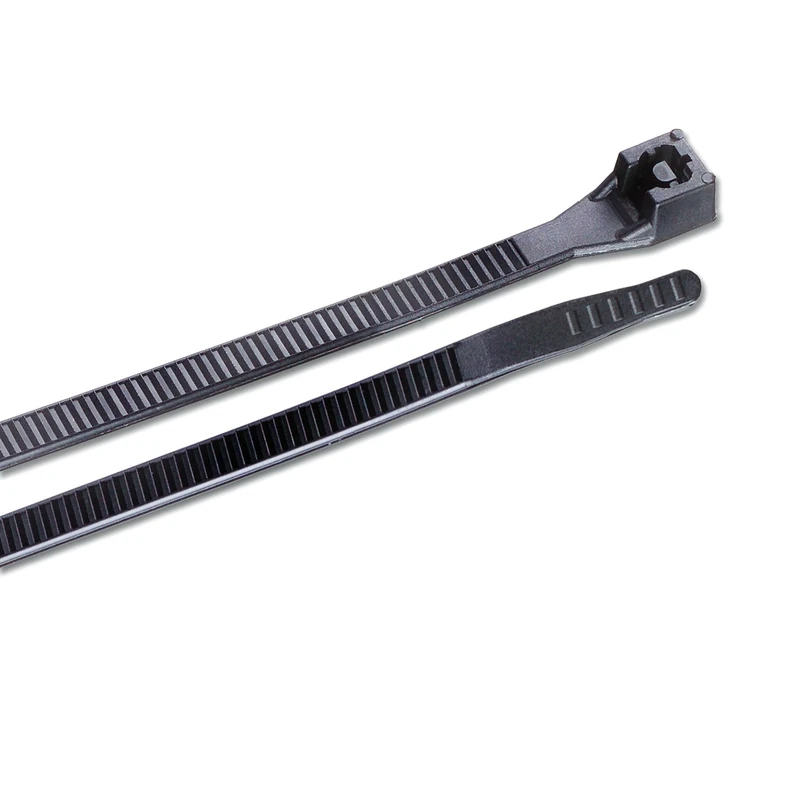 Gardner Bender 46-315UVBM DoubleLock Cable Tie, 14 Inch., 75 lbs. Tensile Strength, Wire/Cord Management Industrial and Household Use, Nylon Zip Tie, 1000 Pk., UV Resistant Black