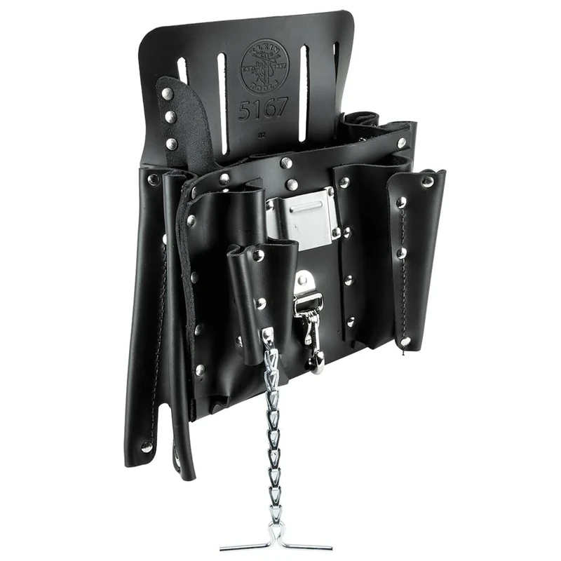 Klein Tools Leather Tool Pouch, 11-Pocket 5167