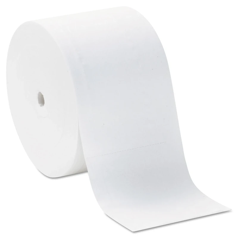 Angel Soft ps 193-72 Compact 4.05" Length, 3.85" Width, 5.75" Roll Diameter Coreless High Capacity 2-Ply Premium Bathroom Tissue (Roll of 18)