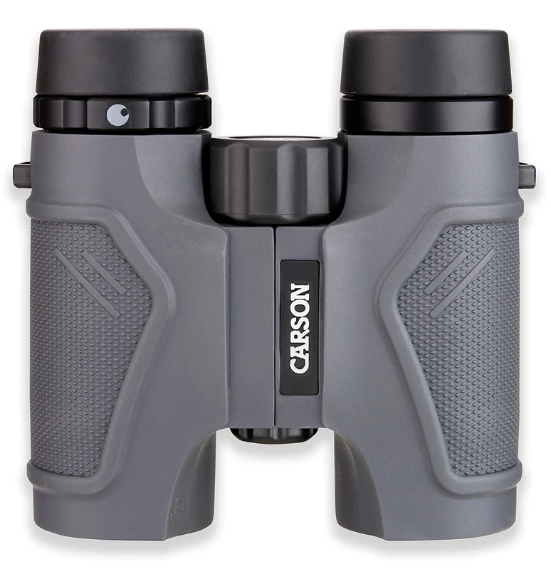 Carson TD-832 8x32 3D Series HD Binoculars, Grey