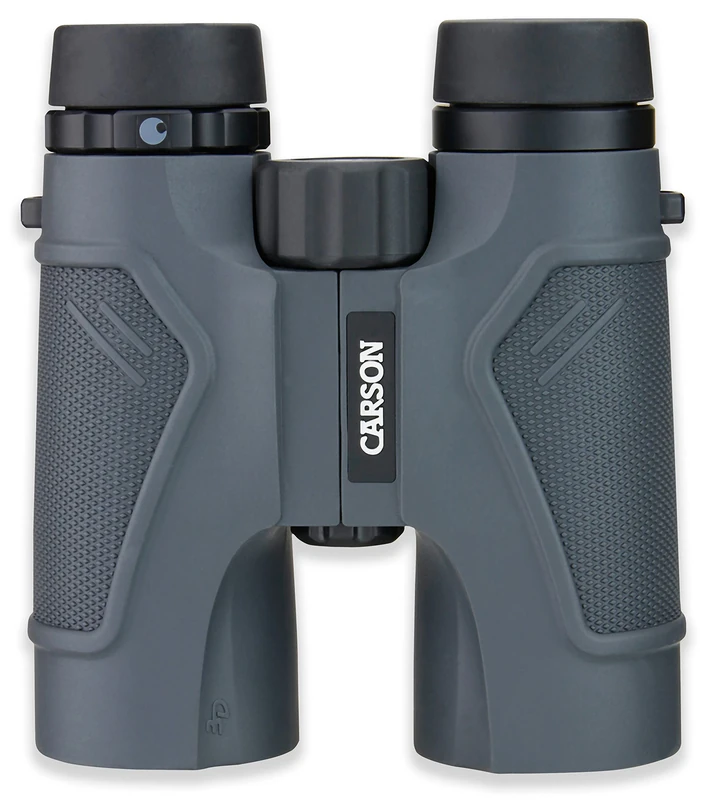 Carson TD-842 8x42 3D Series HD Binoculars, Grey