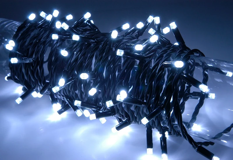 Heavy Duty 90 LED Outdoor String Light With Control - White 11 Metre