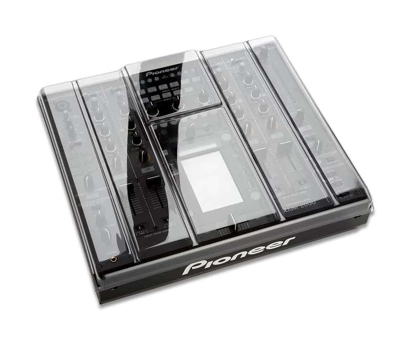 Decksaver Cover for Pioneer DJ DJM-2000 (NXS) - Super-Durable Polycarbonate Protective lid in Smoked Clear Colour, Made in The UK - The DJs' Choice for Unbeatable Protection