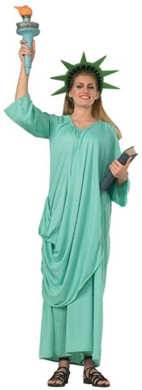 Rubies 16359_NS Statue of Liberty Adult Costume 4th of July/Patriotic Party Supplies, Green, One Size