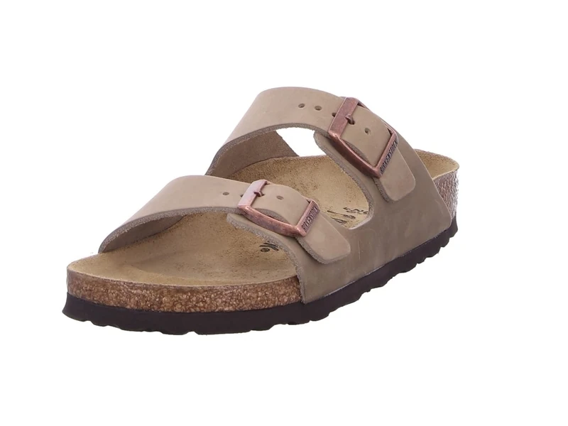 Birkenstock Arizona Greased Leather, Men's Open Toe Sandals, Brown, 9 UK (43 EU)