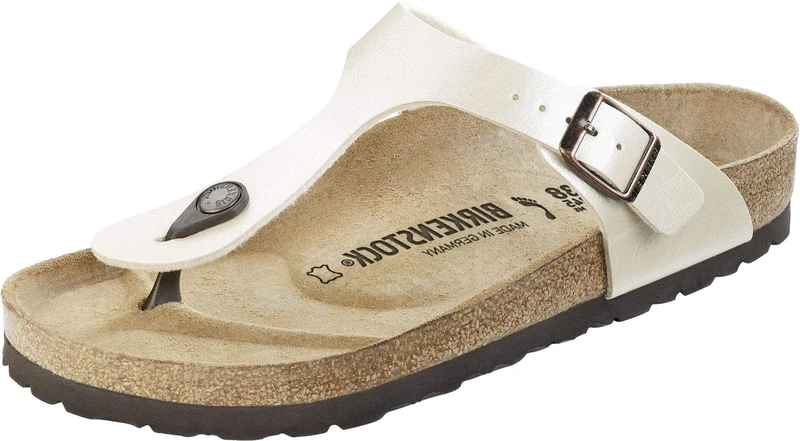 Birkenstock Gizeh, Women's Sandals, Ivory (Graceful Pearl White/Antique Lace), 8 UK (42 EU)
