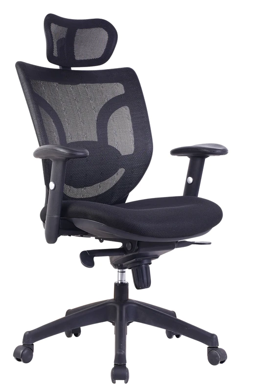 Eliza Tinsley Mesh High Back Executive Armchair with Integral Headrest BCM/K103/BK