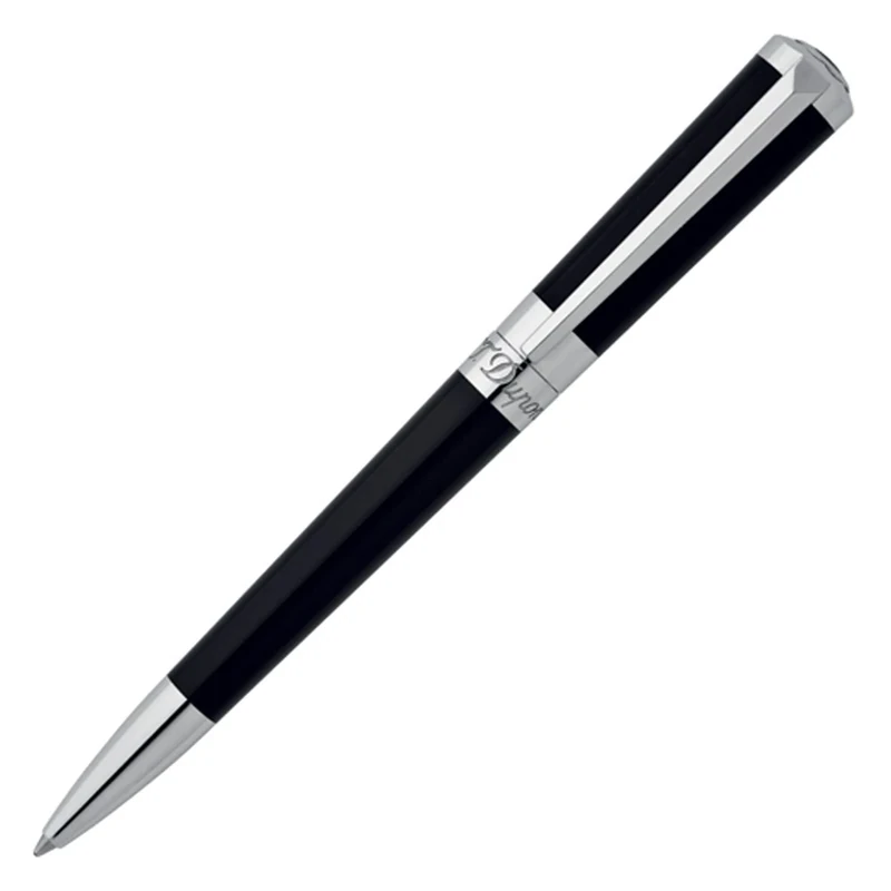 S.T. Dupont Liberte Lacquer and Palladium Ballpoint Pen - Black