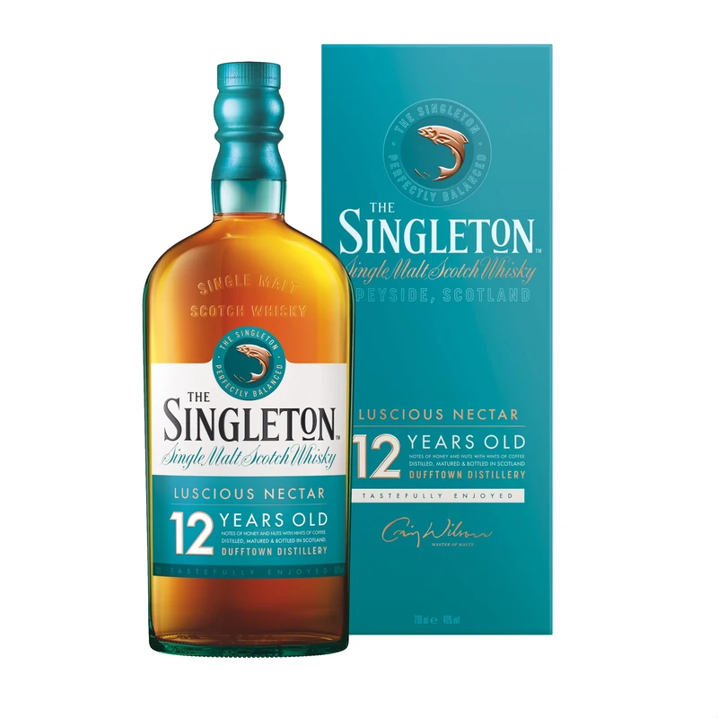 The Singleton 12 Year Old Single Malt Scotch Whisky | 40% vol | 70cl | Notes of Honey & Nuts | Mellow & Buttery Smooth | Perfectly Balanced Speyside Whisky