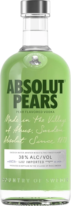Absolut Pears Flavoured Swedish Vodka, 70 cl